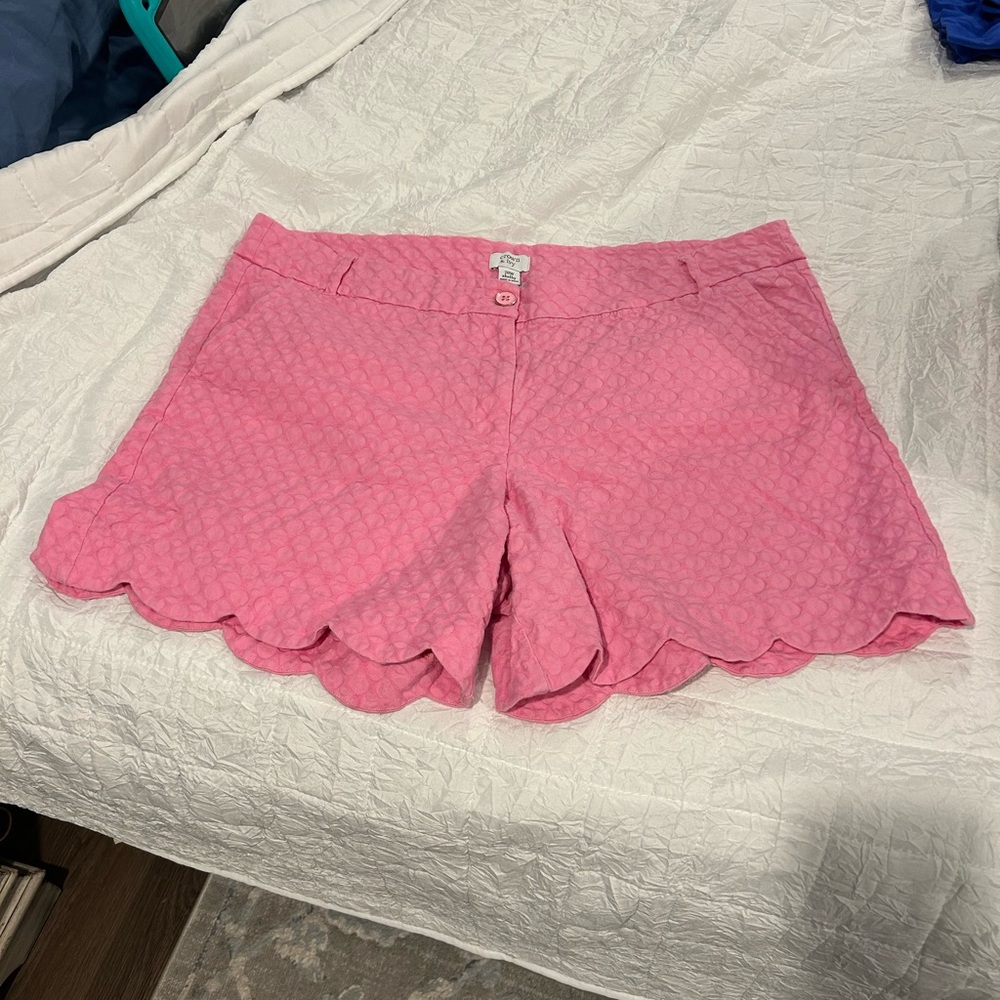 crown & ivy Pink Textured Women Shorts